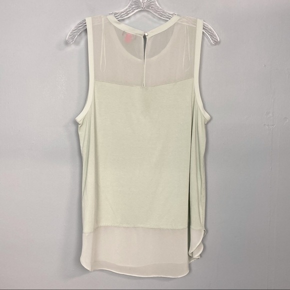 𝅺vince Camuto Soft Breeze Green Sleeveless Top - Picture 16 of 16